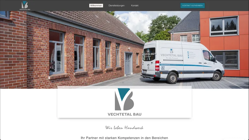 Website für Vechtetal Bau in Emlichheim, erstellt von 52grad